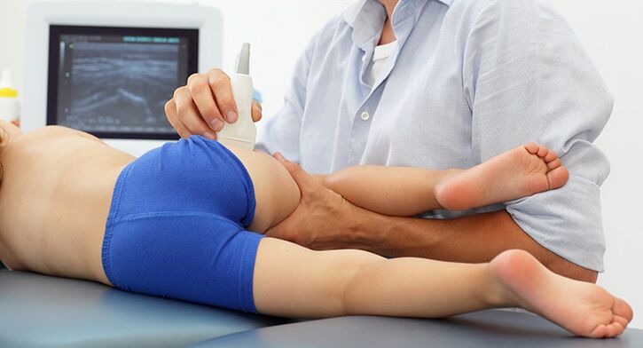 Ultraschall kann helfen, einige Erkrankungen mit Schmerzen im Hüftgelenk zu erkennen. 