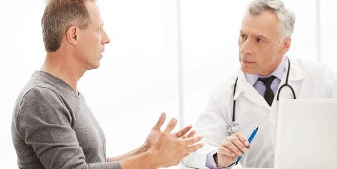 Anzeichen einer Prostatitis