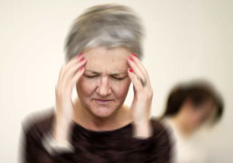 Schwindel für zervikale Osteochondrose